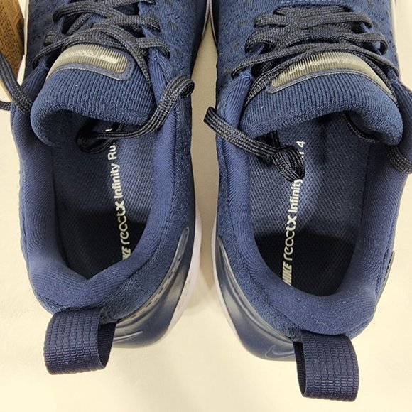 Nike ReactX Infinity Run 4 Low Navy Running Shoes Men's Size 9.5 DR2665-400 NWOB - Picture 11 of 13